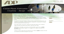 Desktop Screenshot of adpplastics.com